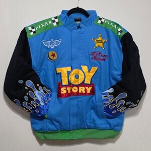 Disney Pixar Toy Story Woody & RC Racing Jacket Unisex Size Small new